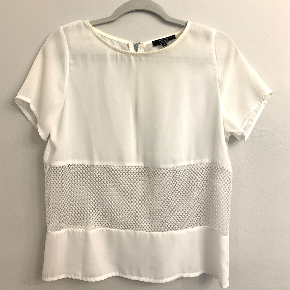 White Sheer Blouse